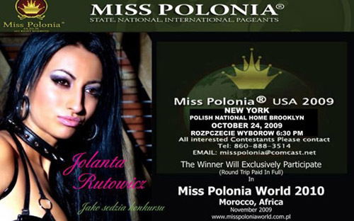 Jolanta Rutowicz jurorem w wyborach Miss Polonia USA
