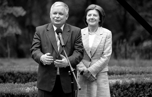 Lech Kaczyński i Maria Kaczyńska