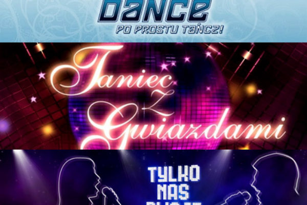 Logotypy programów You Can Dance, Taniec z Gwiazdami, Śpiewaj i walcz