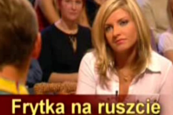 Agnieszka Frykowska w programie z Kamerą wśród ludzi | Foto: Polsat