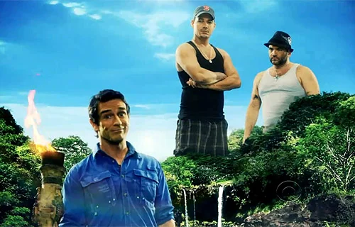 Jeff Probst, Rob Mariano, Russell Hantz | Foto: CBS