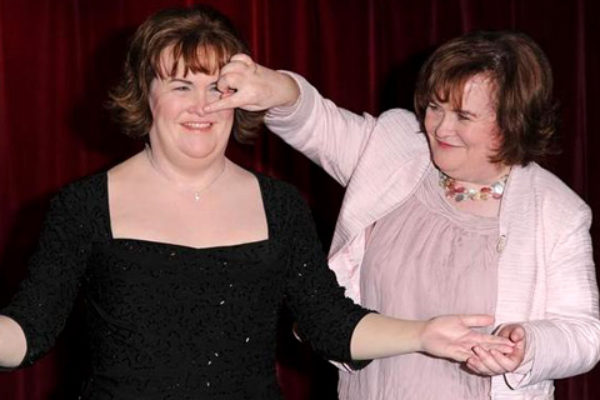 Susan Boyle odsłoniła własną figurę woskową | fot. EAST NEWS