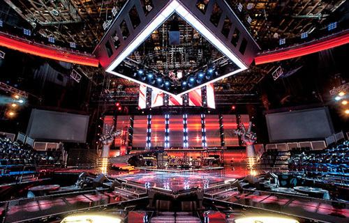 Sceneria amerykańskiej wersji programu The Voice | fot. NBC