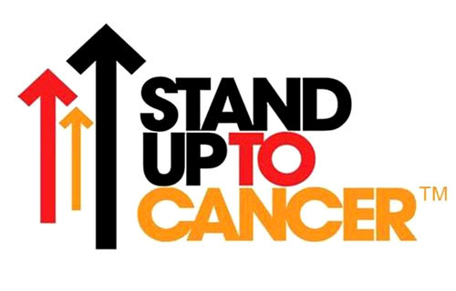 Logo fundacji Stand Up To Cancer