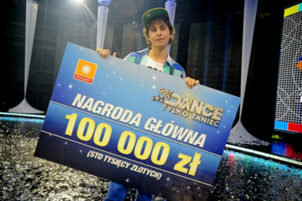 Dawid Ignaczak - zwycięzca programu Tylko Taniec | fot. Polsat