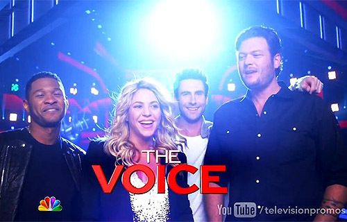 Jury czwartej edycji amerykańskiego The Voice | fot. NBC