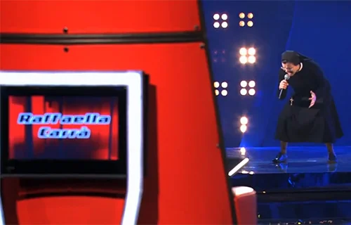 Zakonnica we włoskiej edycji The Voice | fot. YouTube