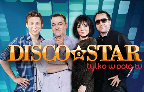 Prowadzący i jury programu Disco Star | fot. Polo TV