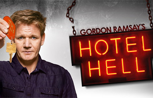 Gordon Ramsay jako prowadzący Hotel Hell | fot. FOX