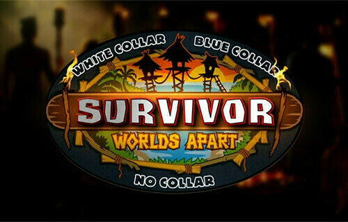 Logo programu "Survivor 30: Worlds Apart"