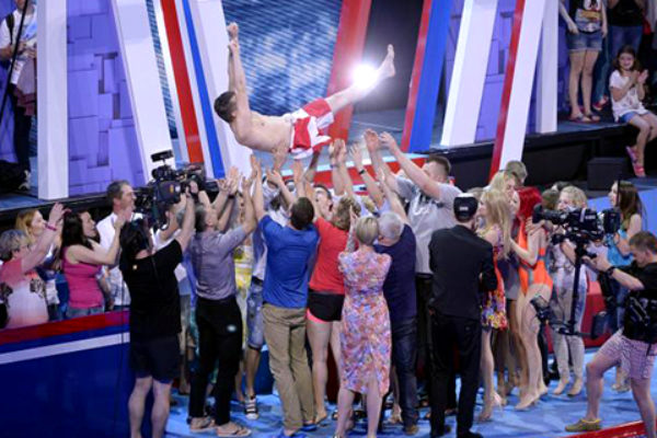 Andrzej Szczęsny zwycięzcą "Celebrity Splash" | fot. AKPA
