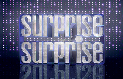 Logo programu "Surprise Surprise"