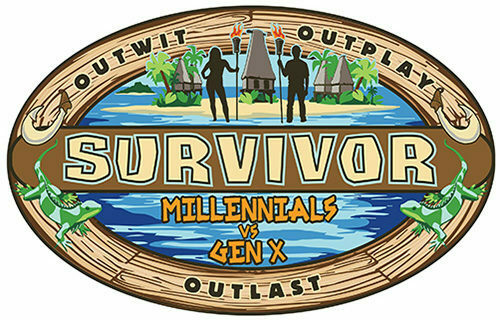 Logo "Survivor 33: Millennials vs Gen X"