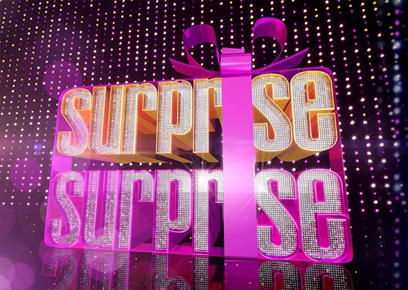Logo programu "Surprise Surprise"
