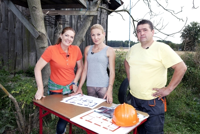 Katarzyna Dowbor na planie programu "Nasz nowy dom" | fot. Polsat