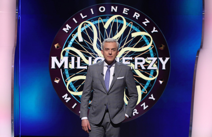 Huber Urbański w programie "Milionerzy" | fot. TVN
