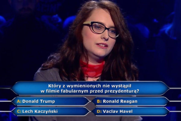 Ola Bojarska w programie "Milionerzy" | fot. TVN