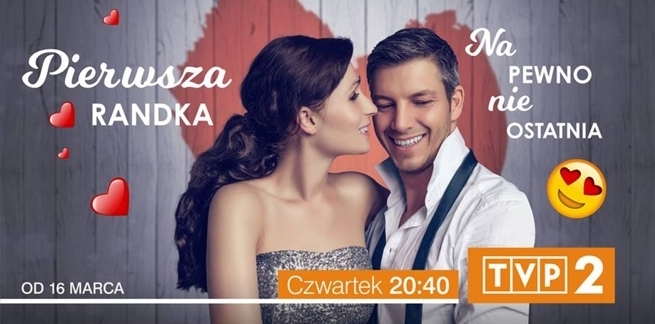 Kadr zapowiadający program "Pierwsza randka" | fot. TVP2