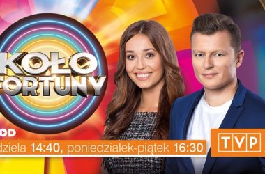 Prowadzący program "Koło Fortuny" | fot. TVP2