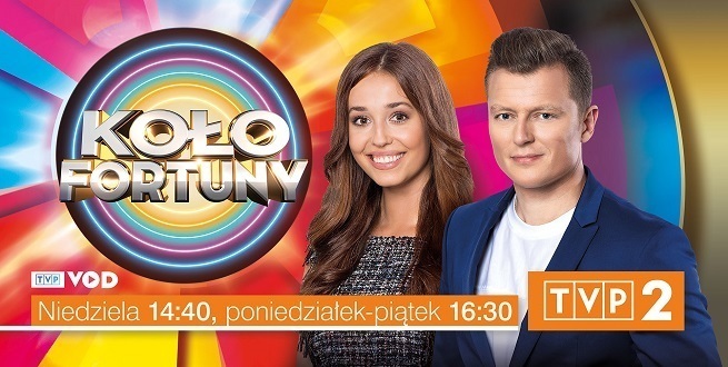 Prowadzący program "Koło Fortuny" | fot. TVP2